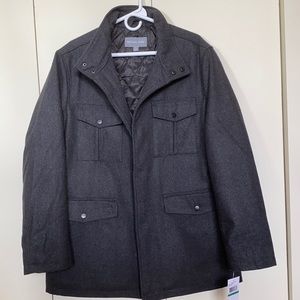 Michael Kors Men’s Wool Blend Peacoat